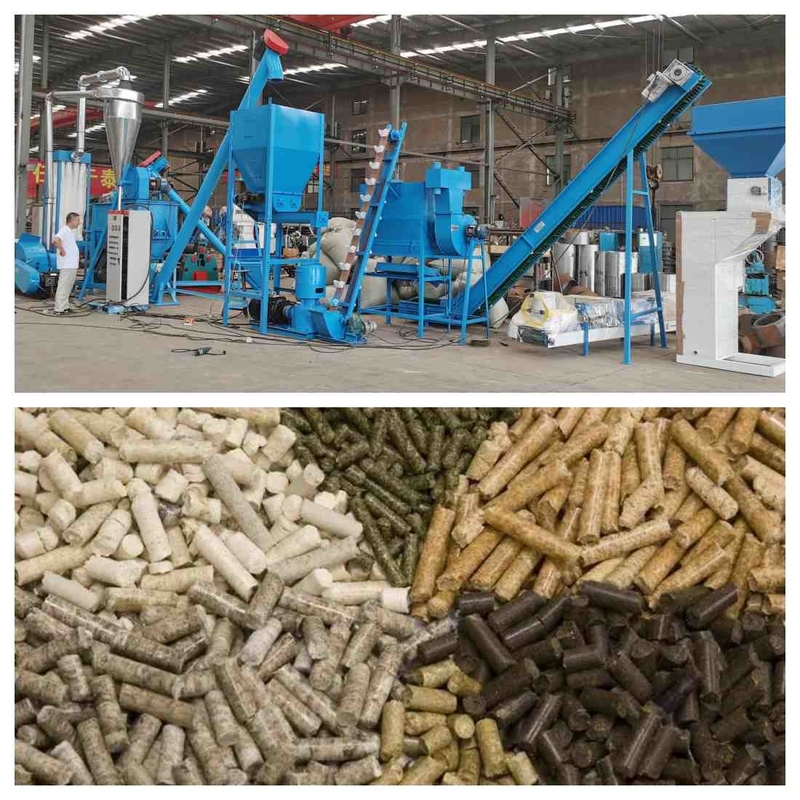 1000kg/H飼料の餌の生産ライン1-12mmの供給の餌の造粒機