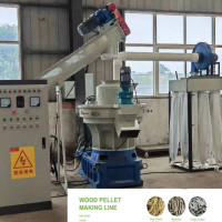 55kw生物量の餌の生産ライン800-1000kg/Hリングは生産ライン餌の死ぬ