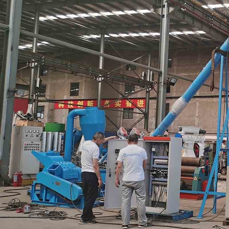 600-800kg/H機械平たい箱のダイスを作る木製の餌の生産ライン生物量の餌