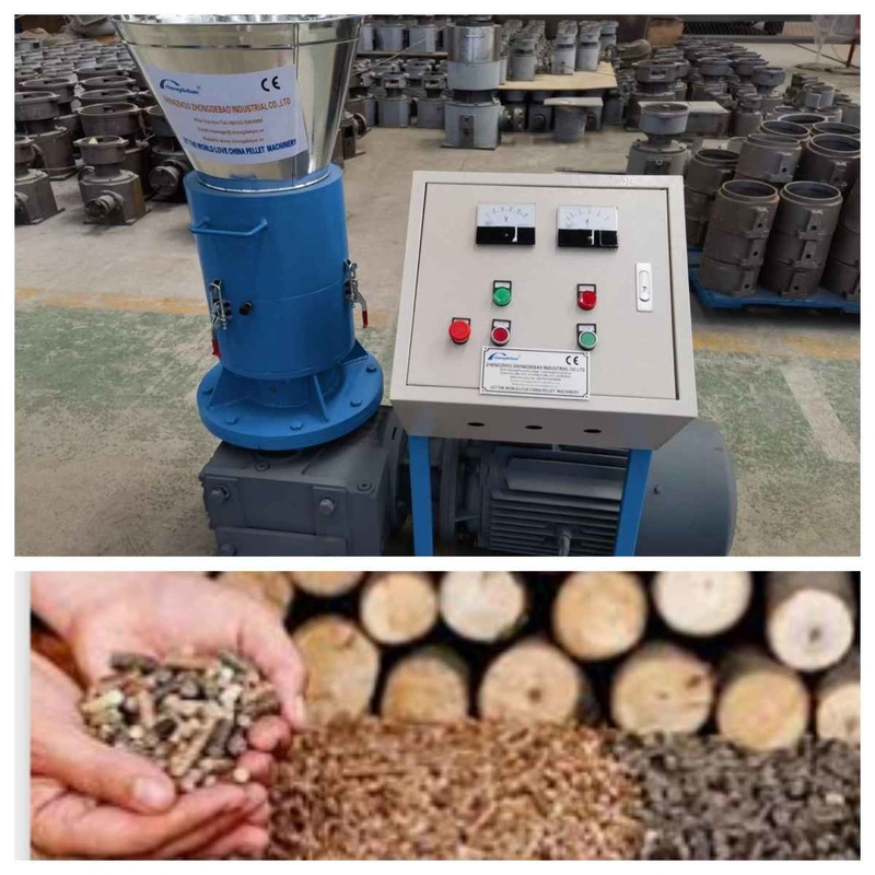 セリウムが付いている機械を作る500-1000kg/H PTOの餌の製造所10-80hpの生物量のおがくずの餌