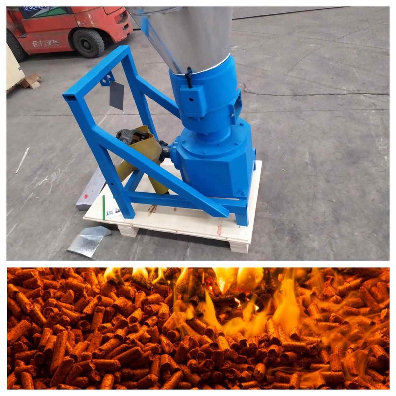 セリウムが付いている機械を作る500-1000kg/H PTOの餌の製造所10-80hpの生物量のおがくずの餌