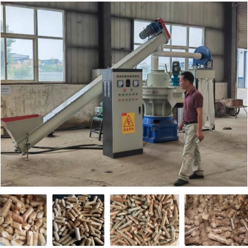 セリウムの生物量の餌の生産ライン大きい木製の丸太の生物量の餌の製造所機械
