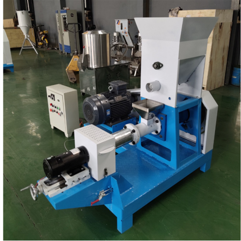 50kg/H 炭酸鋼 小型水産物 スクロール ペットフード エクストルーダー パフ食品生産 ペットフード製造