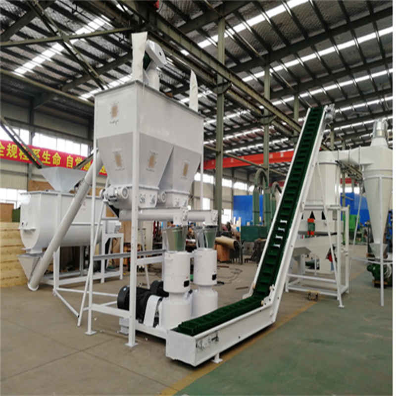 SGS飼料ペレット生産ライン 動物 500-1000kg/H 17*5*5.5m