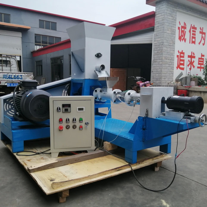 カスタマイズされた魚飼料の挤出機 容量 自動電源 単機/二重螺旋 5.5-160 KW