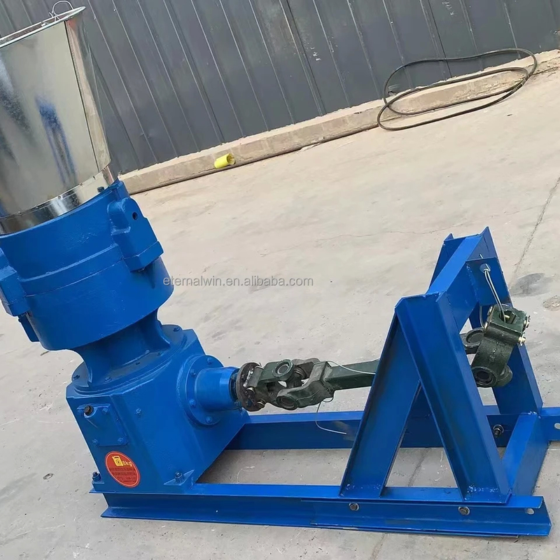馬力合金鋼PTOペレットミール 12mm 80-1000kg/h 容量 木製パッケージマシン