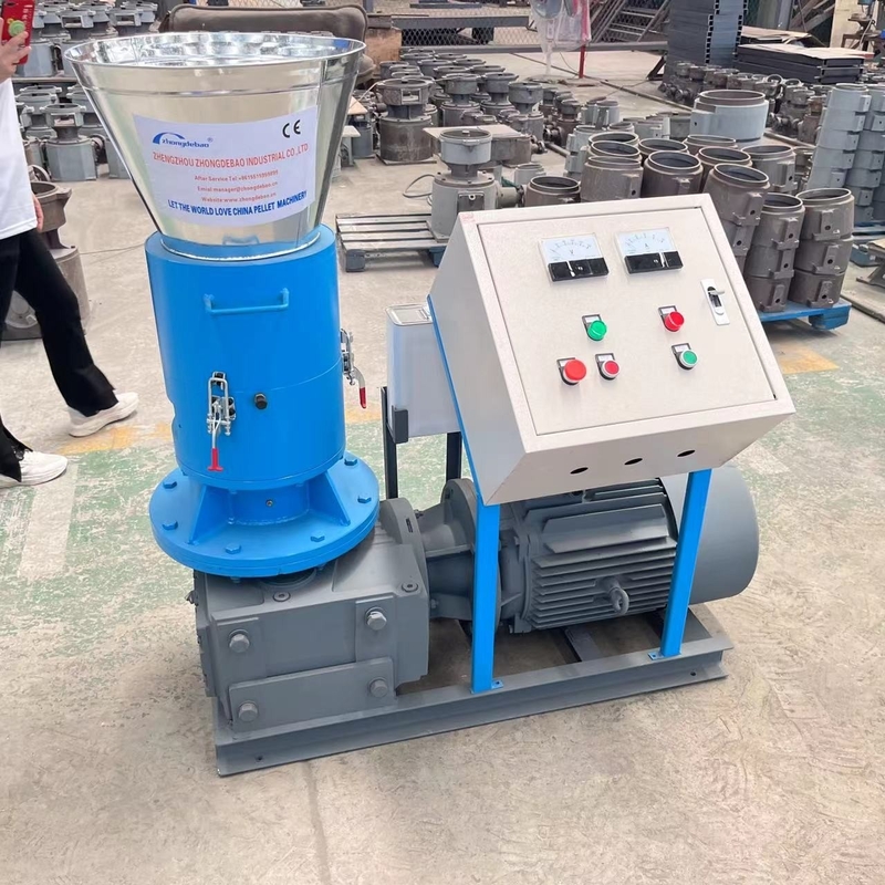 簡単に移動する木材ペレット機械 新製品 木材ミール製造機械 80kg/h 木材ペレットミール