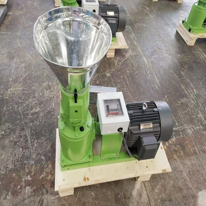 小規模飼料ペレット製造機械 4KW モーター 電気型 動物飼料ミール