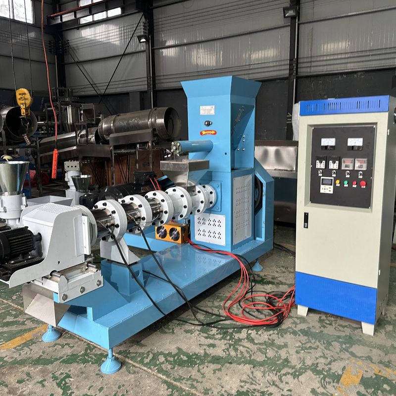高温高圧殺菌と消化性向上を備えた養殖用魚粉押出成形機