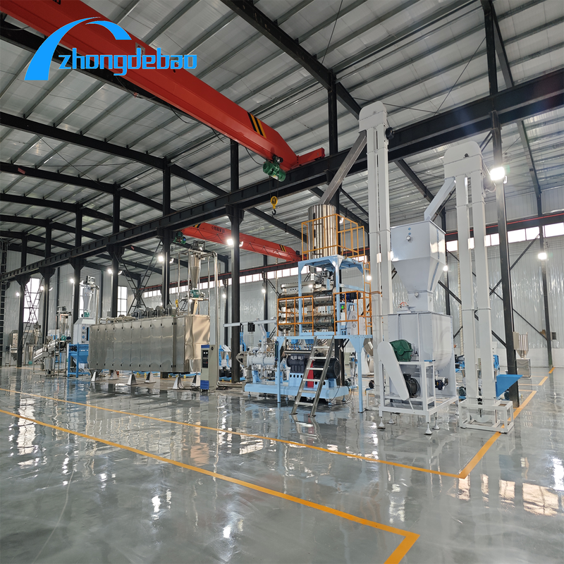 Extruder Floating Fish Feed Production Line Using Corn Raw Materials Producing Pillow Or Bread Shape Briquettes For Aquaculture