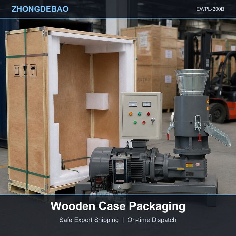 木材ペレットプレスマシン 柴油エンジン 農場用小屋用 安定動物用寝具製造用 ソーダペレットミール