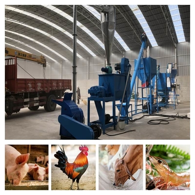 機械に低い維持の農場家畜の供給の餌の製造所をする30kw動物性食品の餌