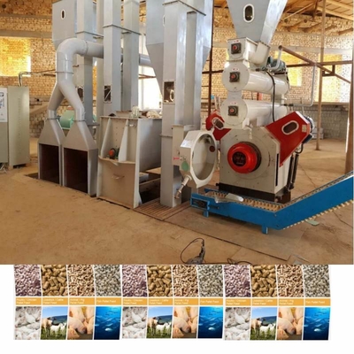動物 家禽 鶏 牛 飼料 ペレット 加工ライン 商業用